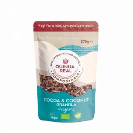 Cereales Granola con Cacao y Coco Quinua Real 275 gr