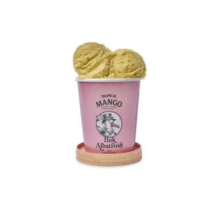 Helado Vegano Tropical de Mango Pink Albatross 480 ml