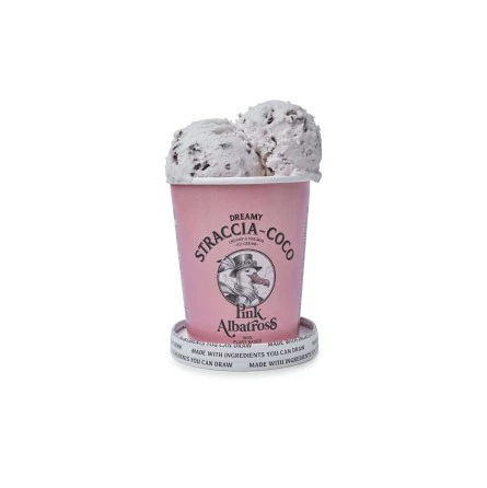 Helado Vegano Stracciatella Coco Pink Albatross 480 ml