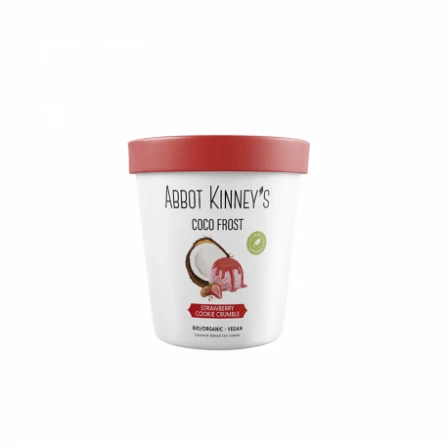 Helado de Coco con Fresas y Trocitos de Galleta Bio Abbot Kinney 475 gr