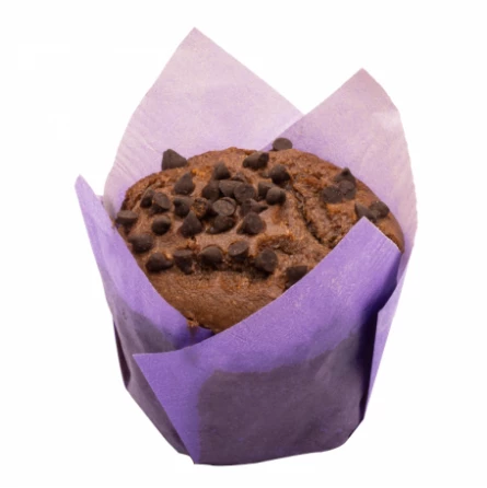 Muffin de Cacao con Pepitas de Chocolate Vegan Bombon 75 gr (20 uds)