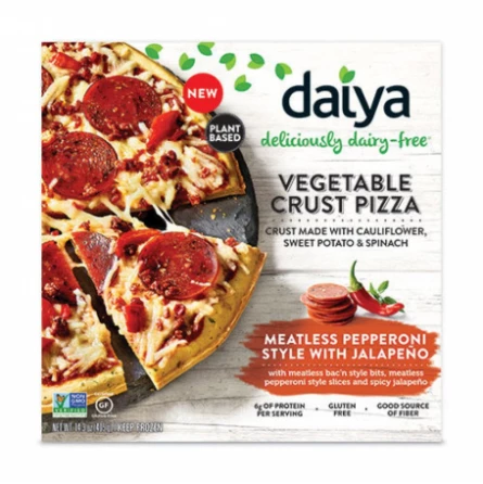 Pizza Vegetal de Pepperoni y Jalapeños Daiya 400 gr