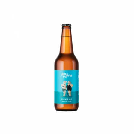 Cerveza Artesana La Ribera Rubia Sin Gluten 330 ml