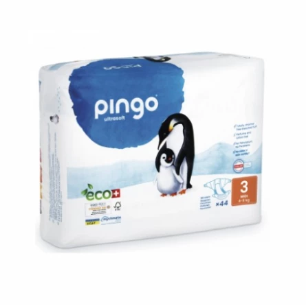 Pañales Ecológicos Talla 3 Mini Pingo (44uds)