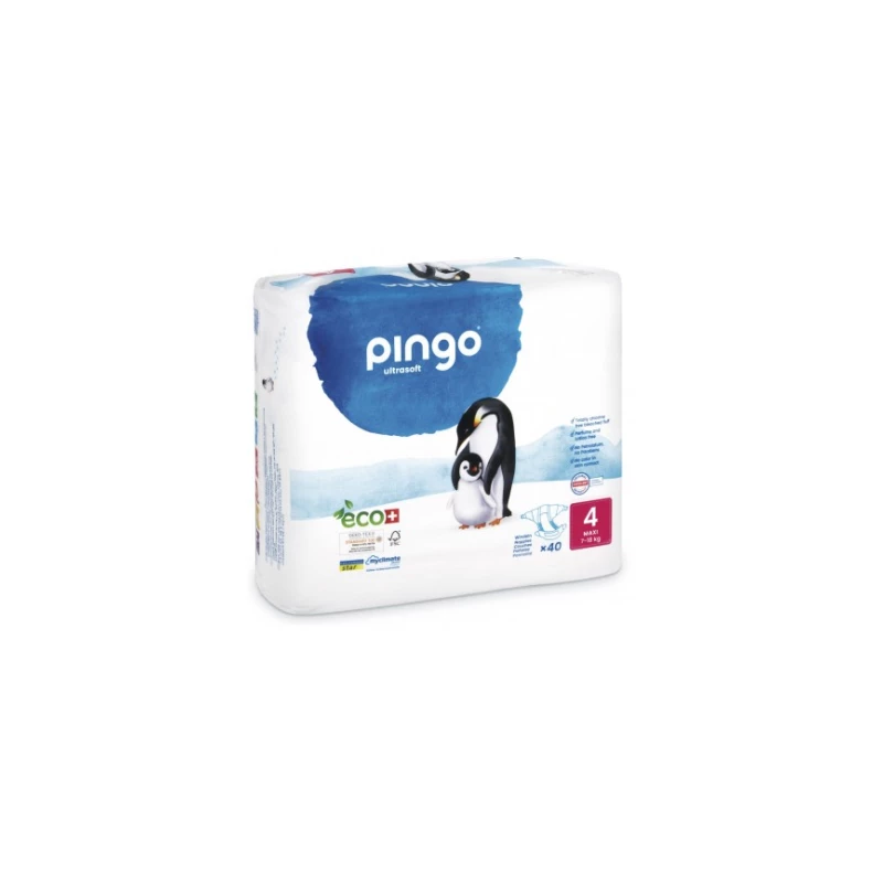 Comprar Pañales Ecológicos Talla 4 Maxi Pingo (40uds) - Vegaffinity