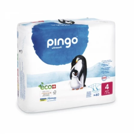 Pañales Ecológicos Talla 4 Maxi Pingo (40uds)