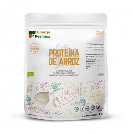 Proteína de Arroz Eco XXL Pack Energy Feelings 1 kg Proteína de Arroz Eco XXL Pack Energy Feelings 1 kg