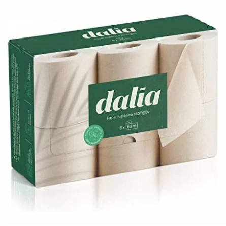 Pack 6 Rollos Papel Higiénico Ecológico Dalia Pack 6 Rollos Papel Higiénico Ecológico Dalia