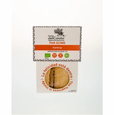 Pan Ácimo Hummus Bio DeliCatalia 100 gr