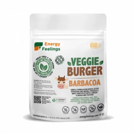 Preparado de Hamburguesa Vegana estilo Barbacoa 135 gr Energy Feelings Preparado de Hamburguesa Vegana estilo Barbacoa 135 gr Energy Feelings