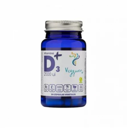 Vitamina D3 60 cápsulas 2500 UI Veggunn