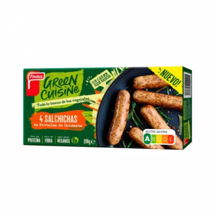 Salchichas Veganas 0% Carne Green Cuisine 200 gr