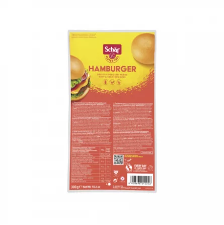 Pan de Hamburguesa Sin Gluten 300 gr Schär