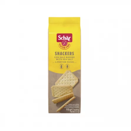 Galletas Rectangulares Saladas Sin Gluten 175 gr Schär